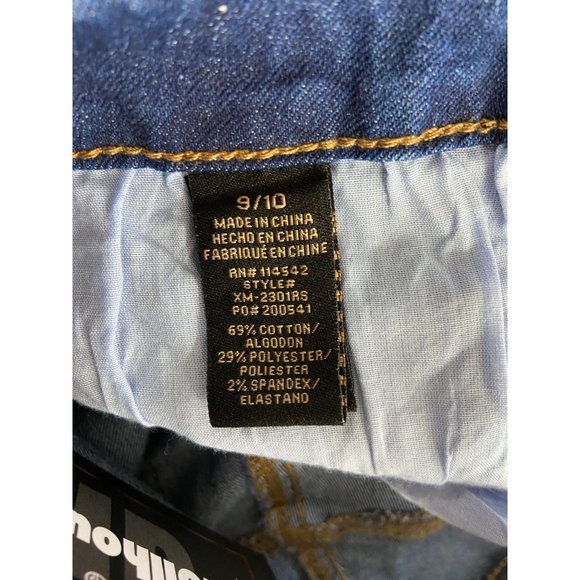 Dollhouse You Are Beautiful Women's Size 9/10 Belted‎ Flared Blue Jeans - Picture 8 of 9